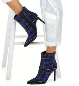 INC Elegant Blue Women's Ankle Boots Sz 12